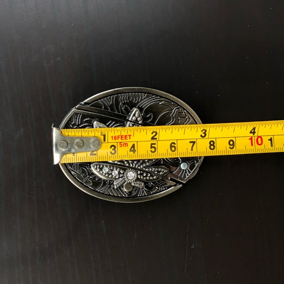 Belt buckle removable cowboy silver men - Picture 4 of 8